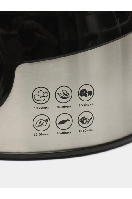 Пароварка Sakura SA-7215 (нержавеющая сталь/черный) 3