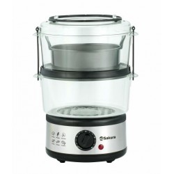 Пароварка Sakura SA-7216-2 (серебристый/черный)