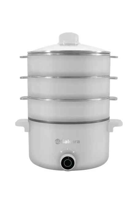 Пароварка SAKURA SA-7218W (белый) 