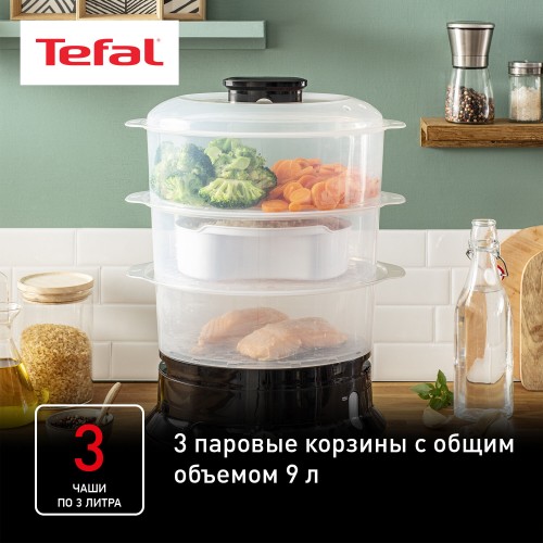 Пароварка Tefal VC204810 (черный) 1