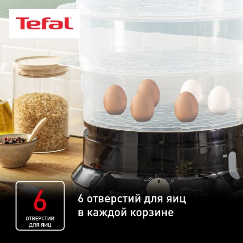 Пароварка Tefal VC204810 (черный) 7