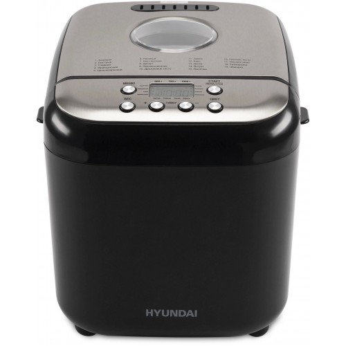 Хлебопечка Hyundai HYBM-3087 (черный/серебристый) 1