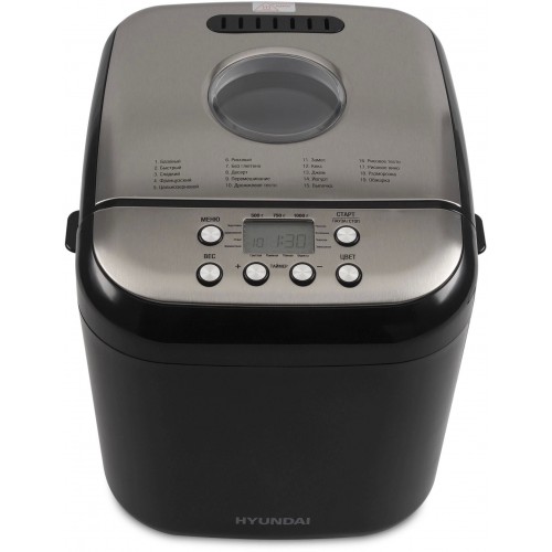 Хлебопечка Hyundai HYBM-3087 (черный/серебристый) 2