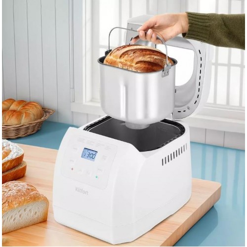Хлебопечка Kitfort КТ-312 (белый) 5