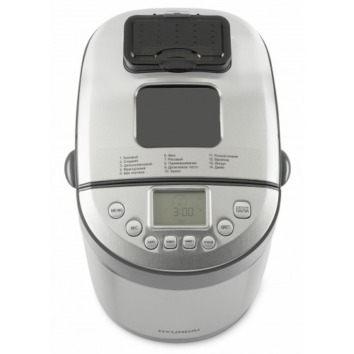 Хлебопечка Hyundai HYBM-4082 (серый/серебристый) 