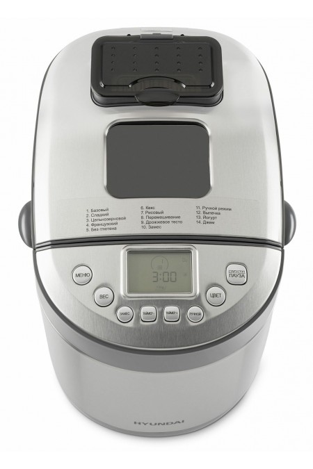 Хлебопечка Hyundai HYBM-4082 (серый/серебристый) 1