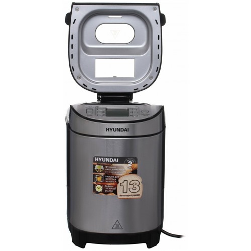 Хлебопечка Hyundai HYBM-M0313G (серебристый/черный) 6