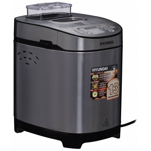 Хлебопечка Hyundai HYBM-M0313G (серебристый/черный) 7
