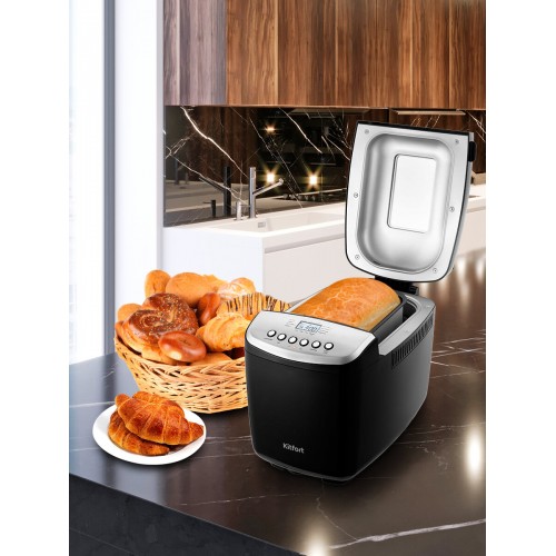 Хлебопечка Kitfort КТ-309 (черный/серебристый) 9