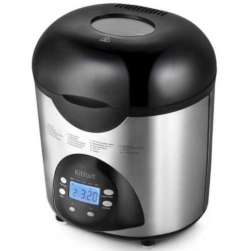 Хлебопечка Kitfort KT-315 (черный/серебристый) 