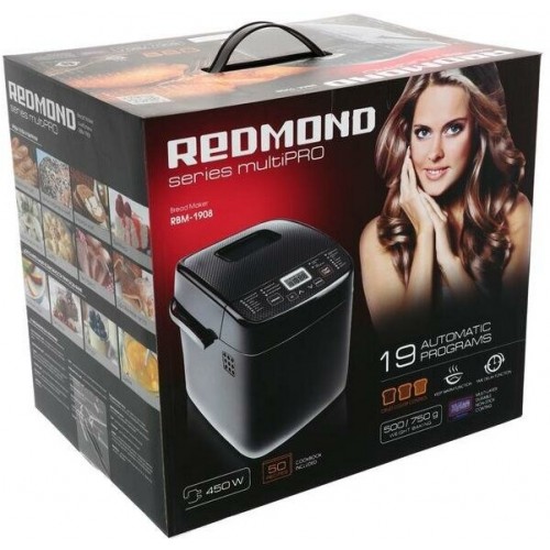 Хлебопечка REDMOND RBM-1908 (черный) 9