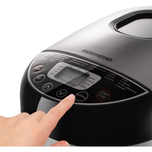 Хлебопечка REDMOND RBM-M1911 (черный/серебристый) 3