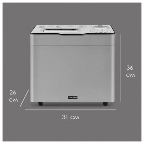 Хлебопечка Rondell RDE-1640 (серебристый) 8