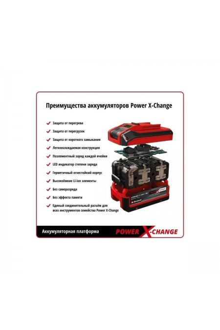 Газонокосилка Einhell PXC GE-HM 18/38 Li-Solo (3414200) 8