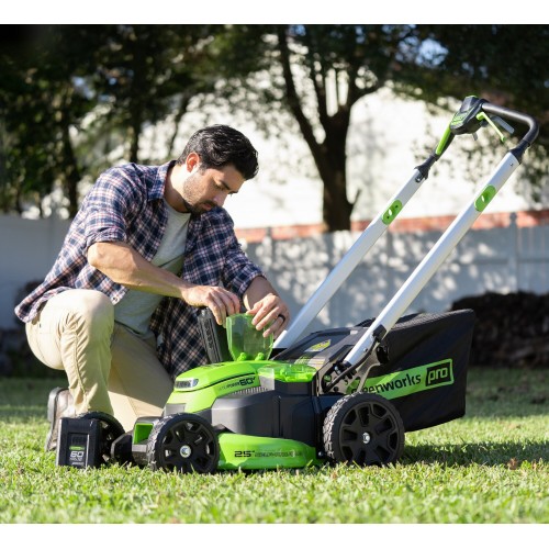 Газонокосилка Greenworks GD60LM61 (2519107) 8