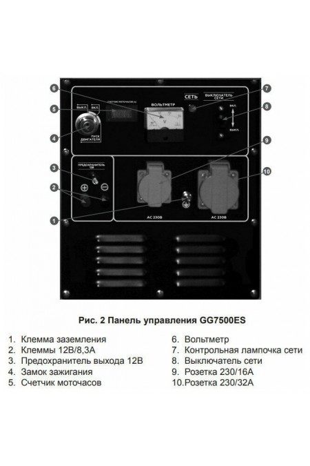 Генератор Champion GG7500ES 6