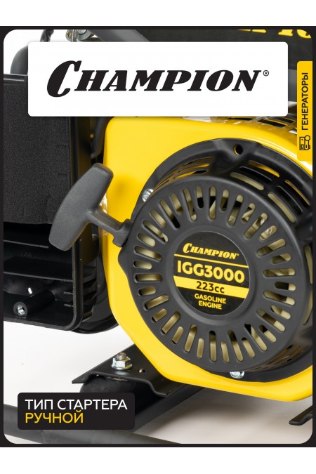 Генератор Champion IGG3000 2