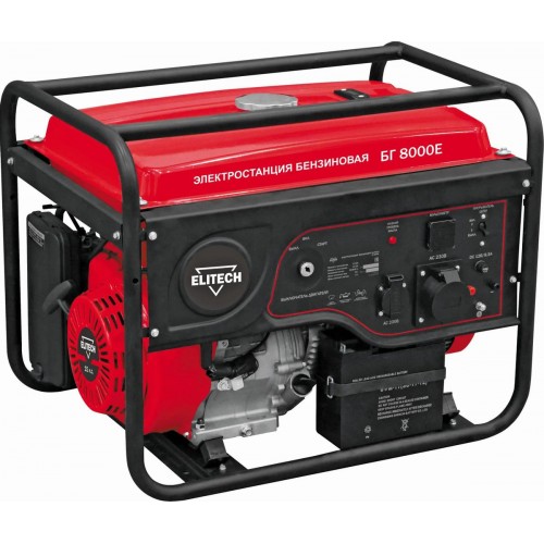 Генератор Elitech БГ 8000Е 