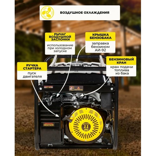 Генератор Huter DY5000L (64/1/5) 8