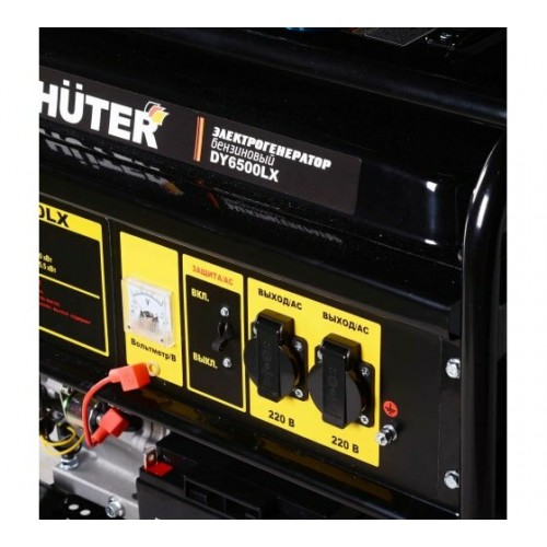 Генератор Huter DY6500LX (64/1/15) с колёсами и аккумулятором 2