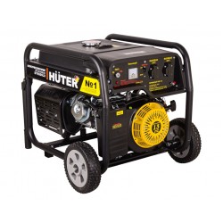 Генератор Huter DY6500LX (64/1/15) с колёсами и аккумулятором