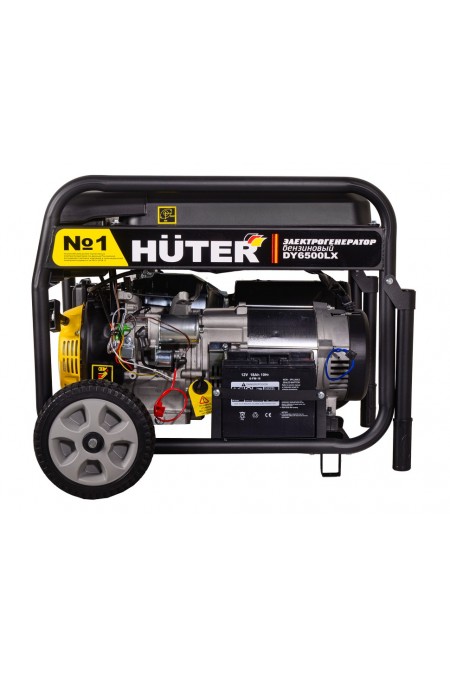 Генератор Huter DY6500LX (64/1/15) с колёсами и аккумулятором 2