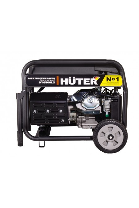 Генератор Huter DY6500LX (64/1/15) с колёсами и аккумулятором 3