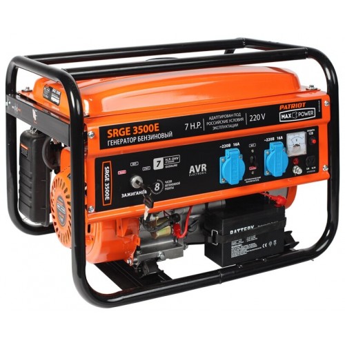 Генератор Patriot Max Power SRGE 3500E (474103150) 3