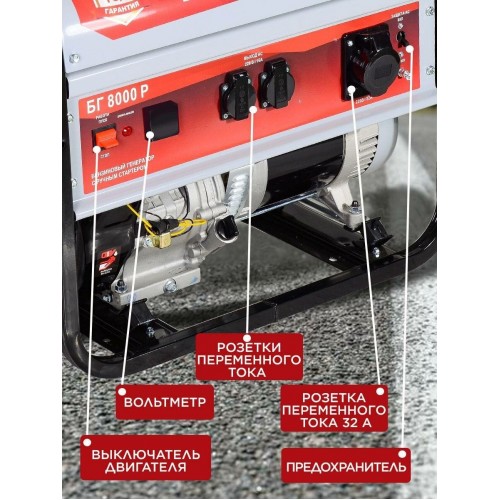 Генератор Ресанта БГ 8000 Р (64/1/47) 9