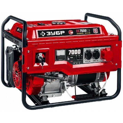 Генератор Зубр СБ-7000Е-3 