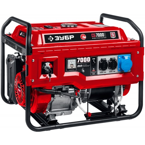 Генератор Зубр СБ-7000Е 1