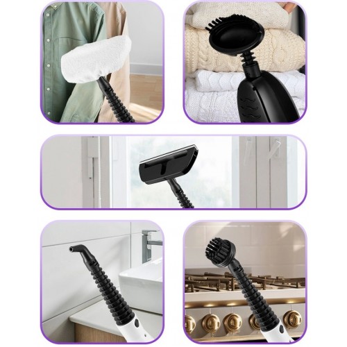 Паровая швабра Kitfort КТ-1096 (белый/малиновый) 5