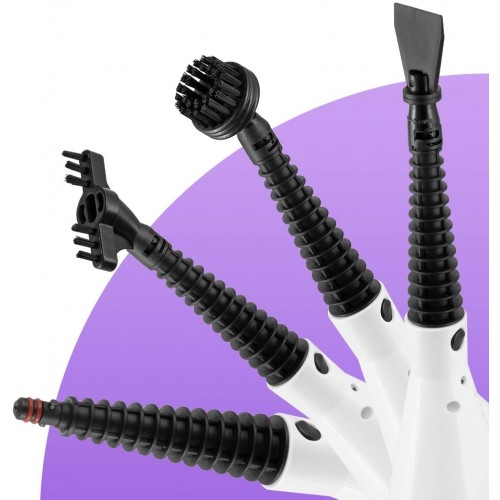 Паровая швабра Kitfort КТ-1096 (белый/малиновый) 6