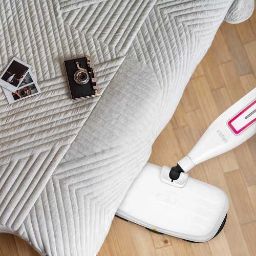 Паровая швабра Kitfort КТ-1096 (белый/малиновый) 8