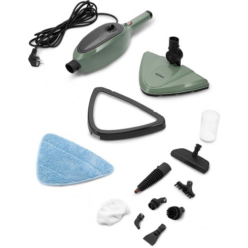 Паровая швабра Kitfort КТ-3930 (зеленый/черный) 10