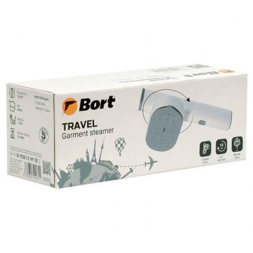 Отпариватель BORT Travel (белый) 4