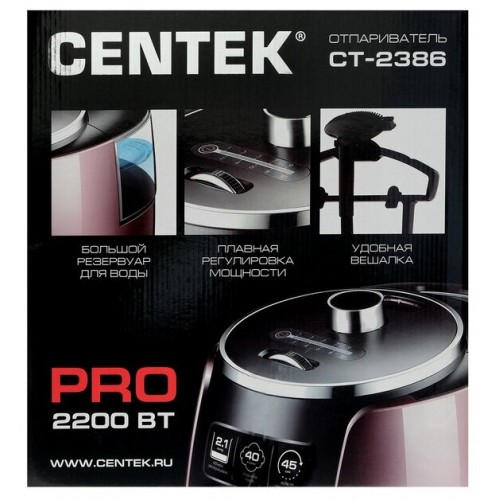 Отпариватель Centek CT-2386 (розовый) 9