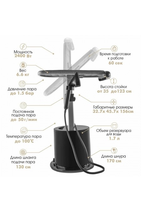 Отпариватель Endever Odyssey Q-12 (черный) 1