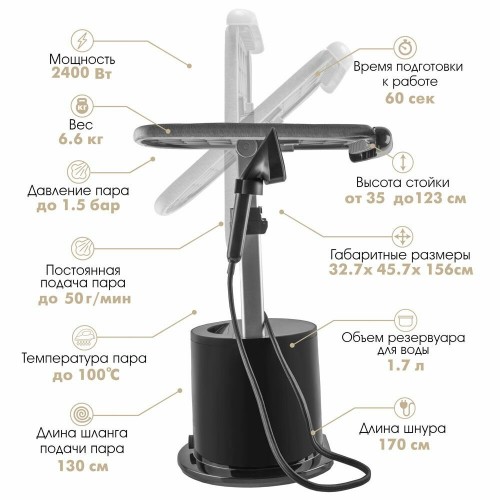 Отпариватель Endever Odyssey Q-12 (черный) 7
