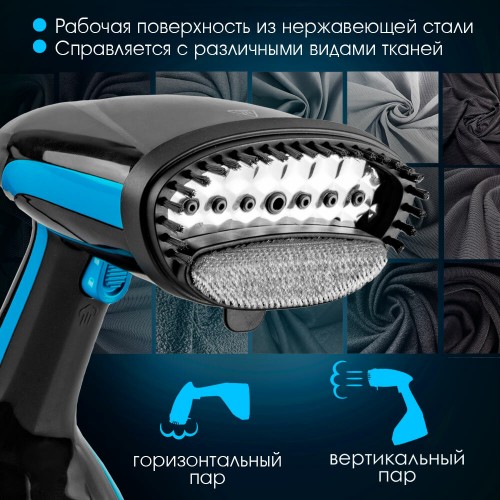 Отпариватель Endever Odyssey Q-460 (черный/синий) 3