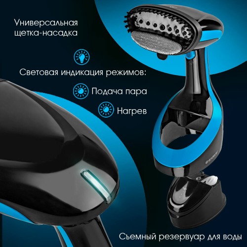 Отпариватель Endever Odyssey Q-460 (черный/синий) 4