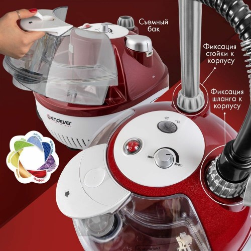Отпариватель Endever ODYSSEY Q-9 (красный) 5