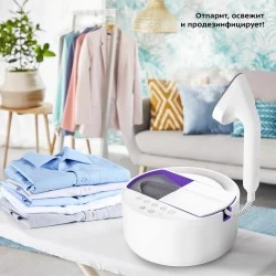 Отпариватель Kitfort КТ-9110-1 (белый/фиолетовый)