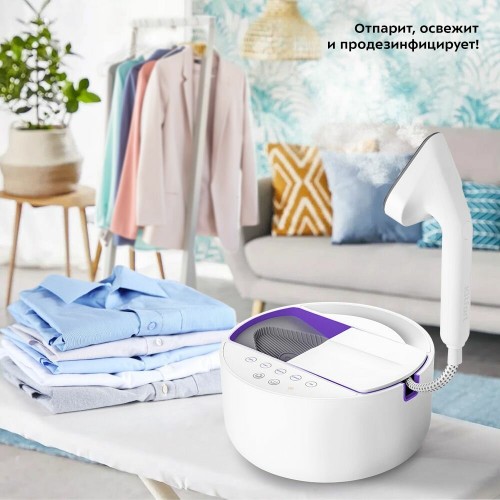 Отпариватель Kitfort КТ-9110-1 (белый/фиолетовый) 