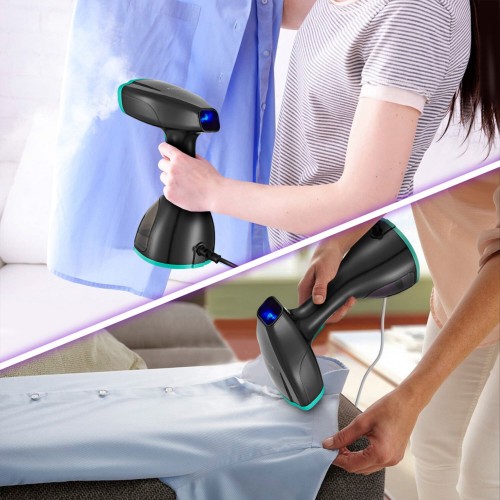 Отпариватель Kitfort КТ-9121-3 (черный/бирюзовый) 8