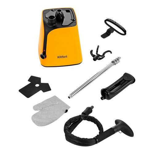 Отпариватель Kitfort КТ-9160 (черный/оранжевый) 5