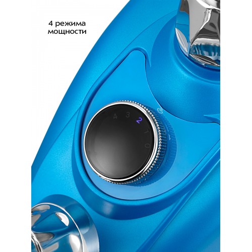 Отпариватель Kitfort КТ-9352 (голубой/черный) 4