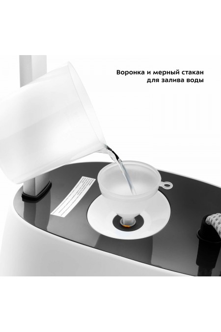 Отпариватель Kitfort КТ-940 (черный/белый) 4