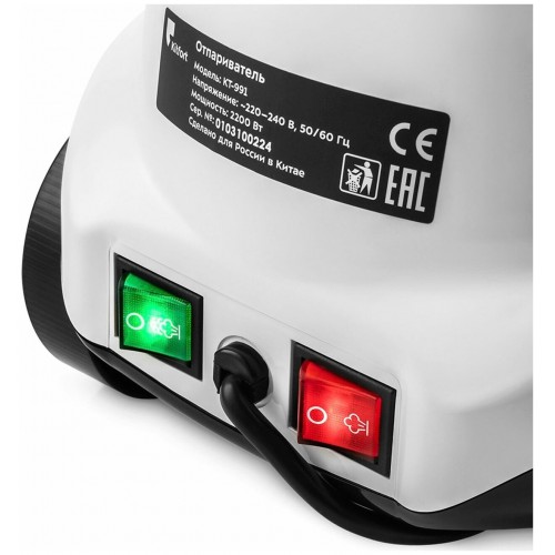 Отпариватель Kitfort КТ-991 (белый/черный) 4