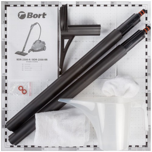Пароочиститель Bort BDR-2300-R (бирюзовый) 9